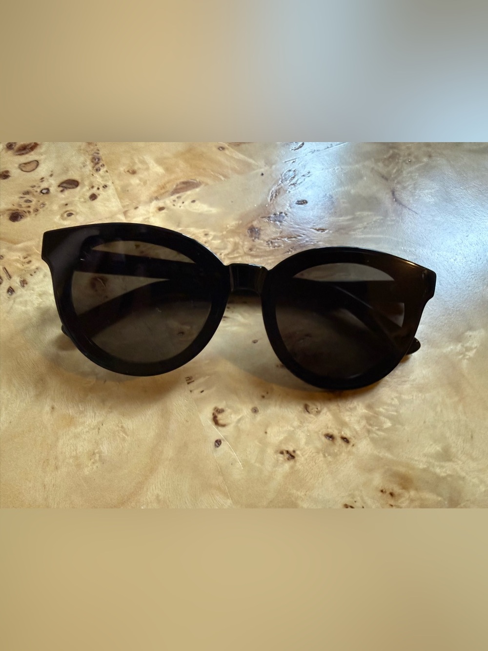 & Other Stories Women’s Black Round Sunglasses
